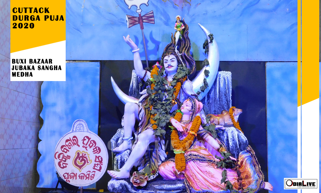 Lord Mahadev Medha - Cuttack Durga Puja 2020