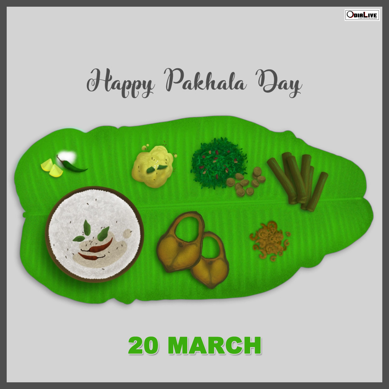 20 March Pakhala Dibasa Posters